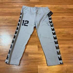 C&H Seattle Seahawks Inspired 12 Leggings Pants NEW| Women Size Large